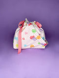 The Ribbon Bag in Candy Heart Print - PRE-ORDER